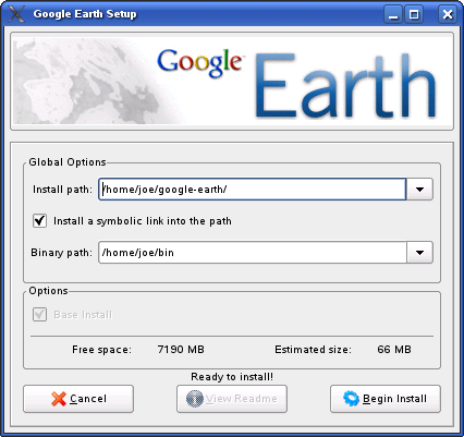 Install Google Earth