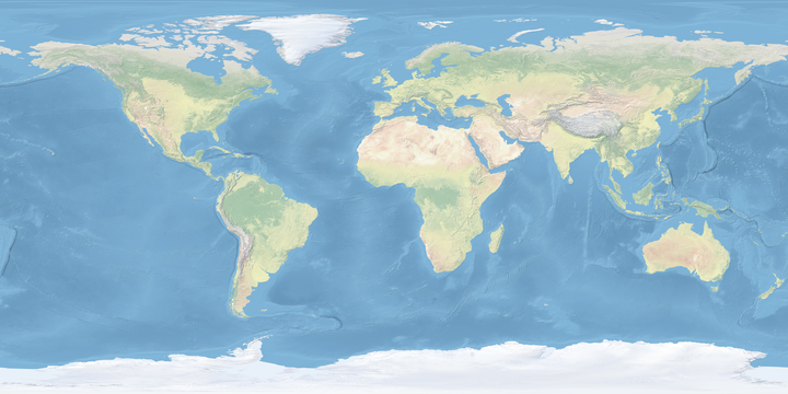 Cartopy's default background image